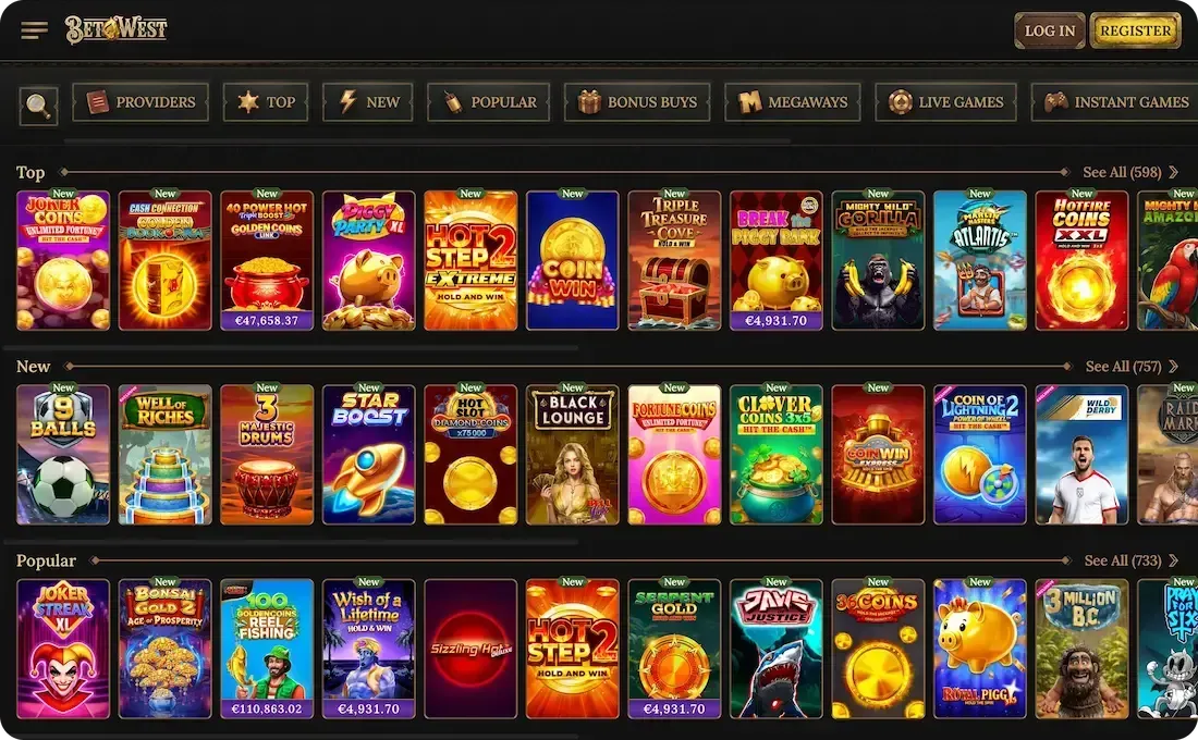 Betwest casino
